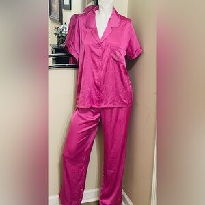 Juicy couture Satin Short-Sleeve Pajama 3piece Set - Women Intimates & Sleepwea
